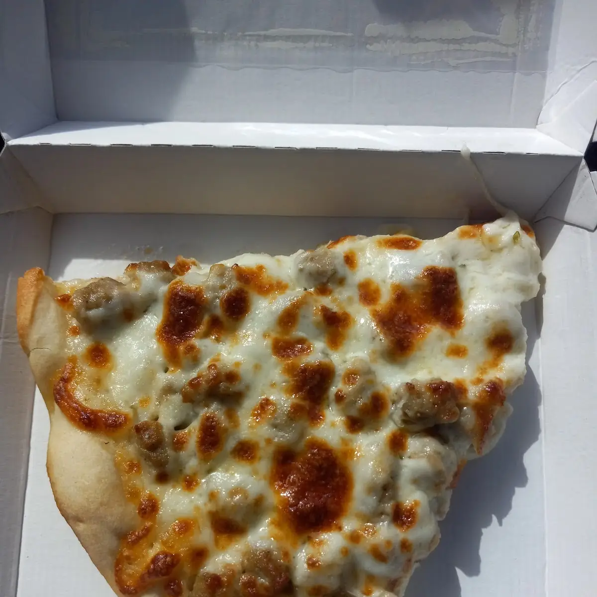 Garlic Burger Pizza