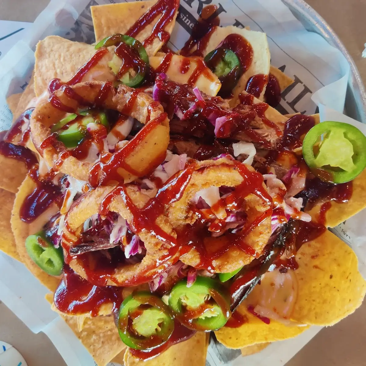 BBQ Brisket Nachos Yuuummmm