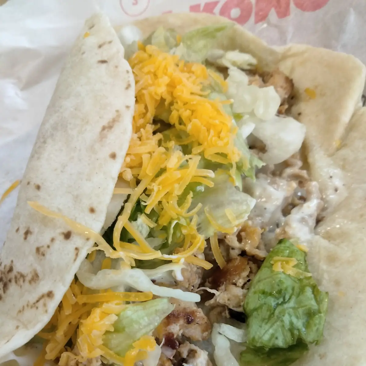 Chicken Soft Taco