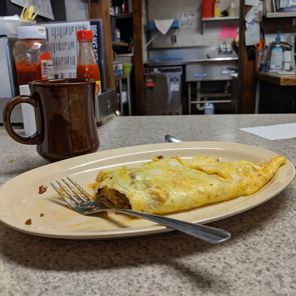 Western Omelette with Sausage