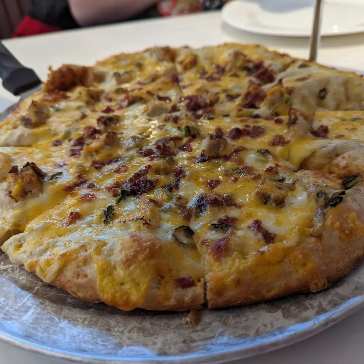 Chicken Bacon Ranch Pizza
