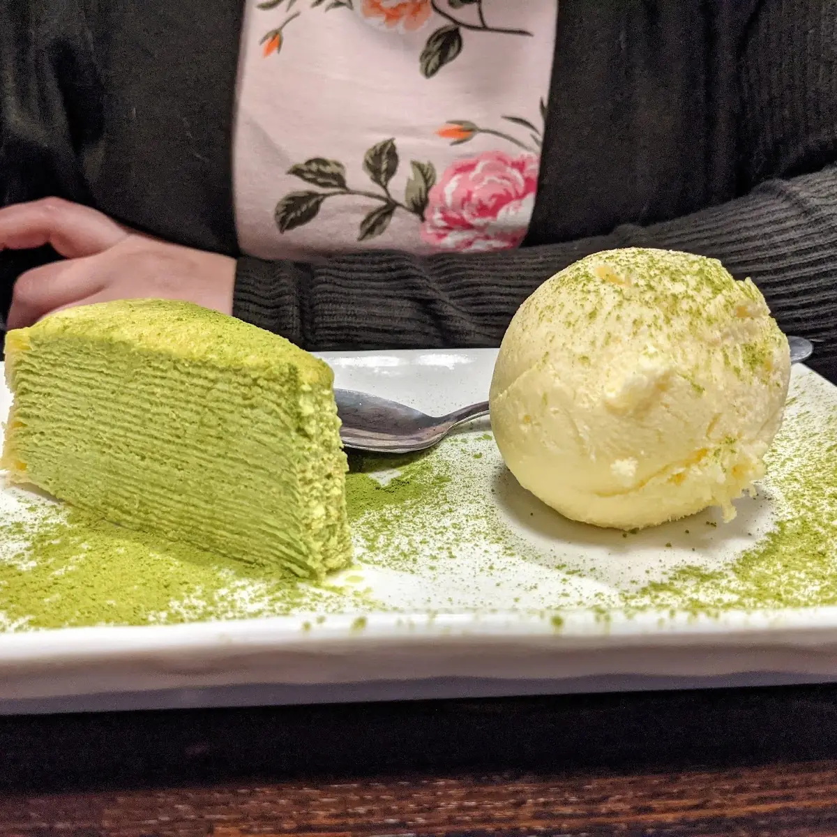Green Tea Crepe Cake