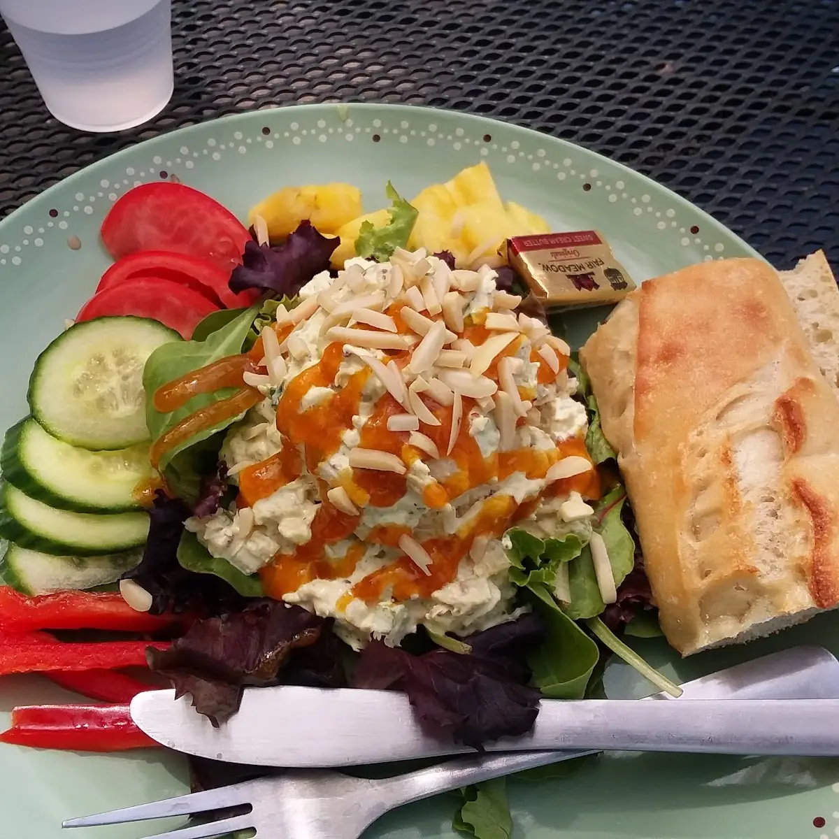 Chicken Salad with Slivered Almonds