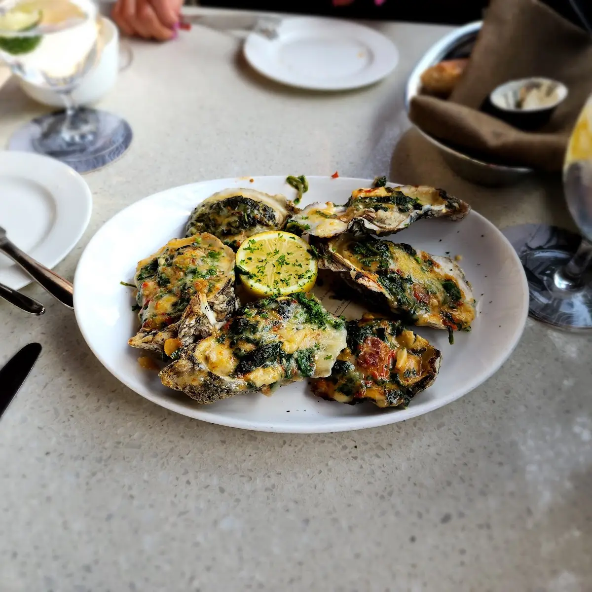 Oysters Rockefeller