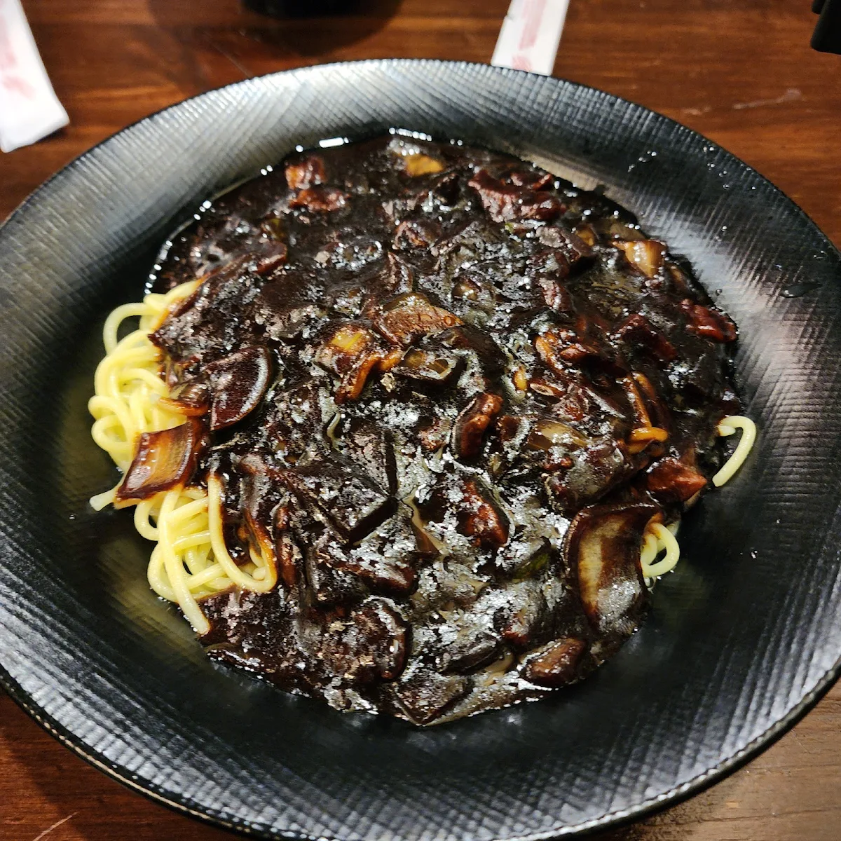Black Bean Noodle, Bi-One Korean BBQ