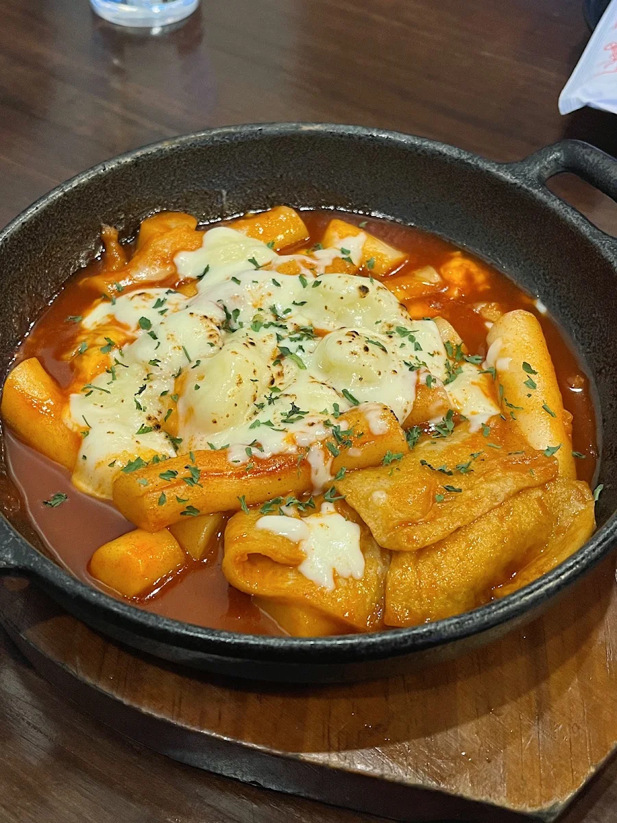 Cheese Tteokbokki, Bi-One Korean BBQ