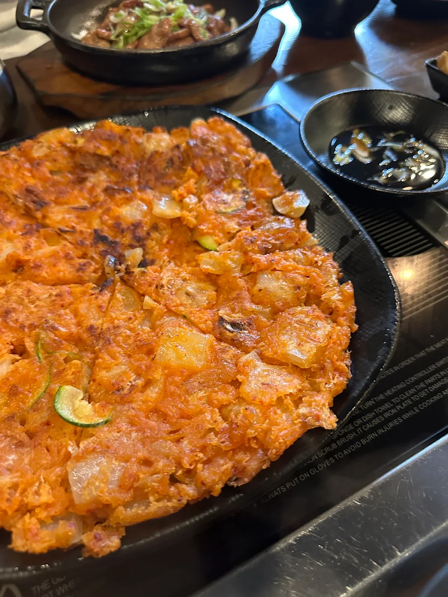 Kimchi Pancakes, Bi-One Korean BBQ
