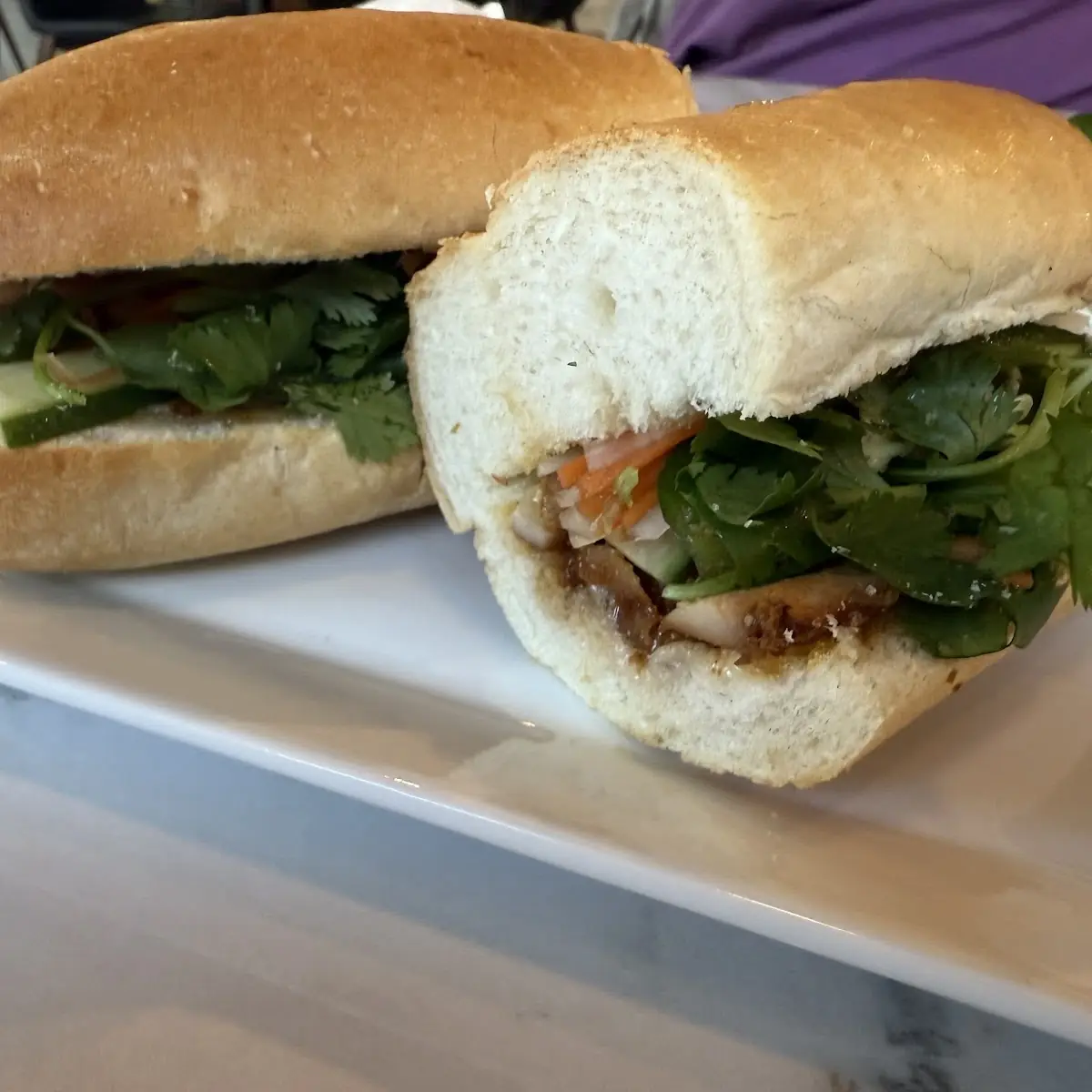 Vietnamese Meatball Sandwich