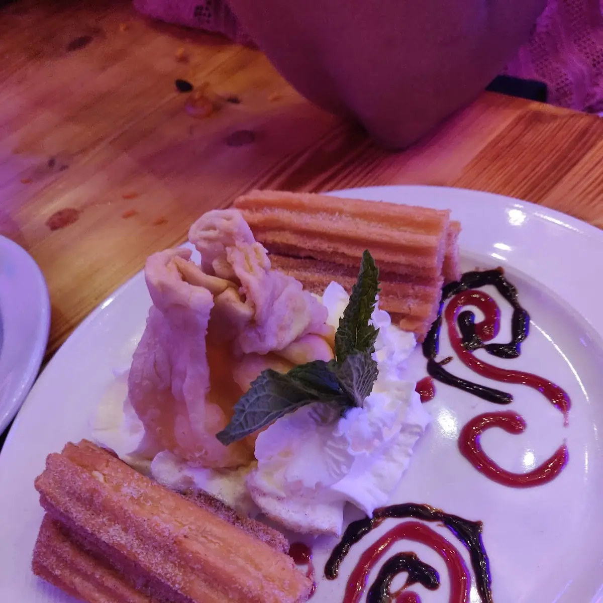 Churritos and Fried Ice Cream