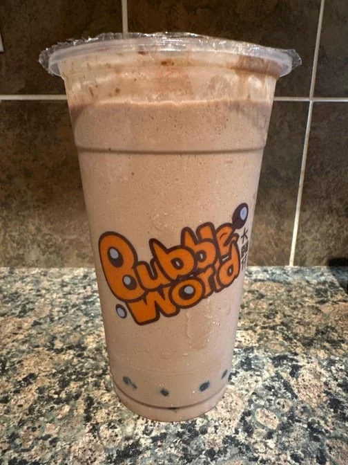 Strawberry Banana Smoothie, Bubble World Surrey