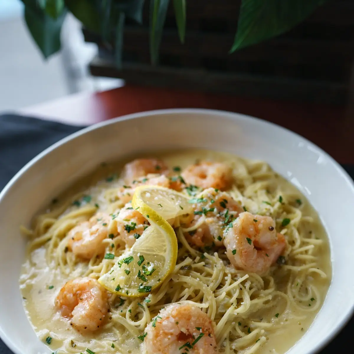 Shrimp Scampi with Capellini