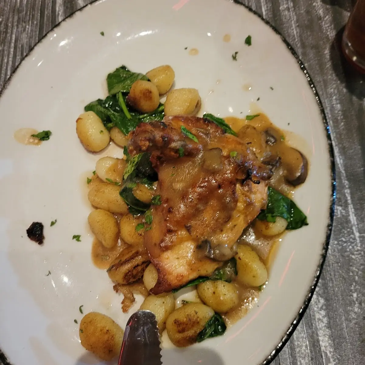Pan Roasted Chicken Marsala