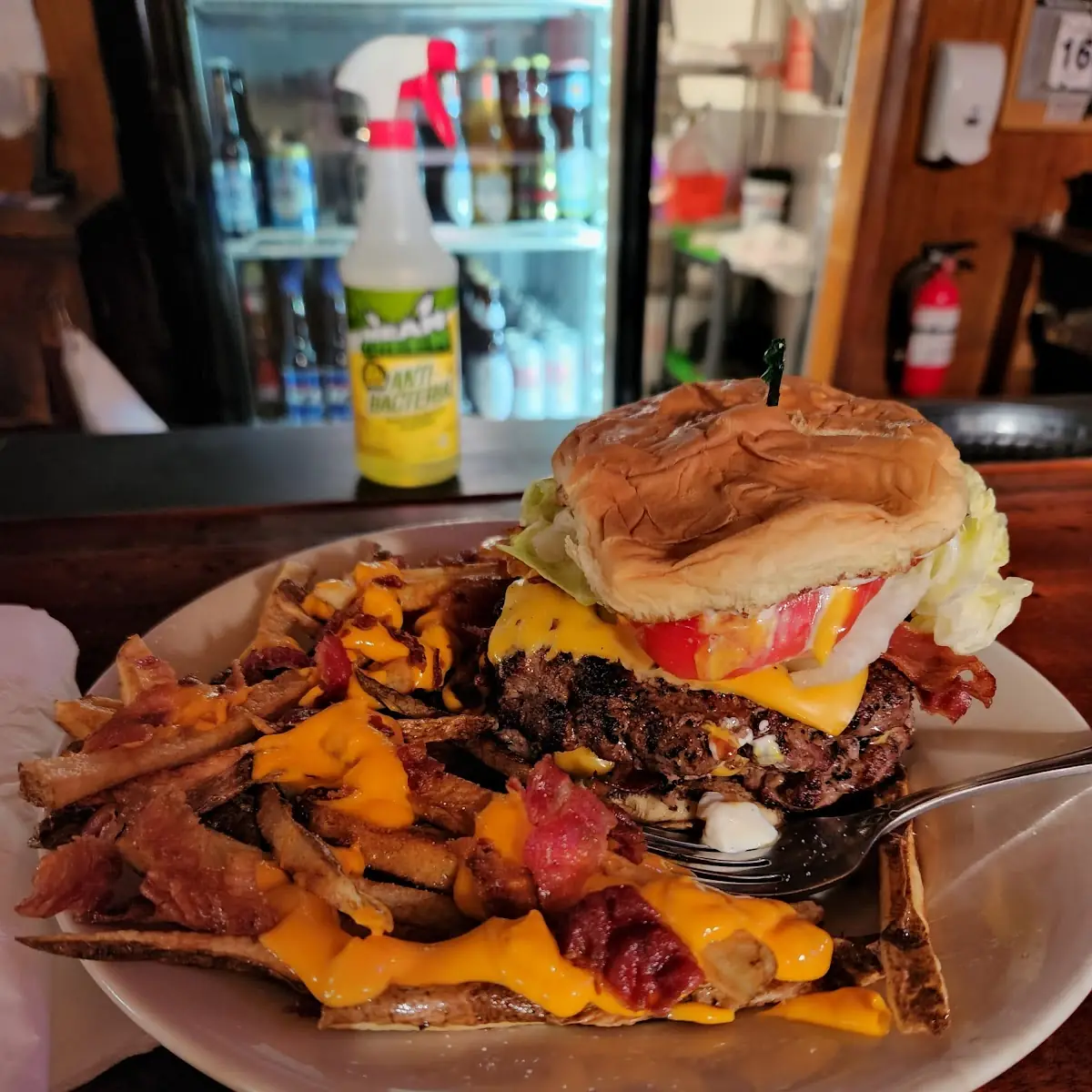 Double Bacon Cheddar Burger