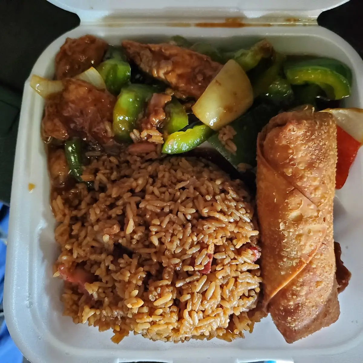 Pork Fried Rice Pepper Steak with Onions