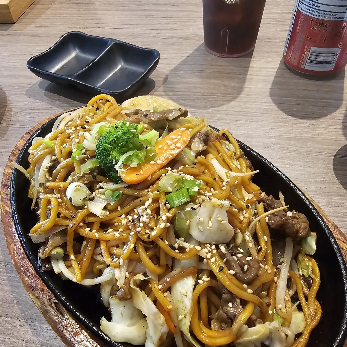Beef Yakisoba, Sushi Nara