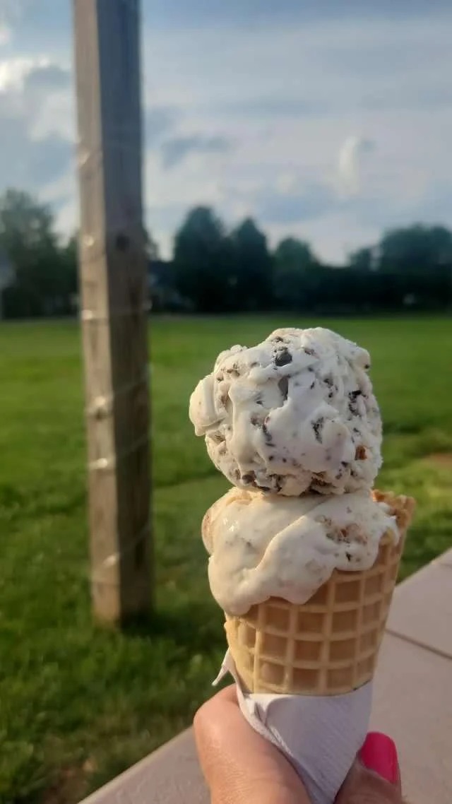 Toasted Coconut Ice Cream Cone