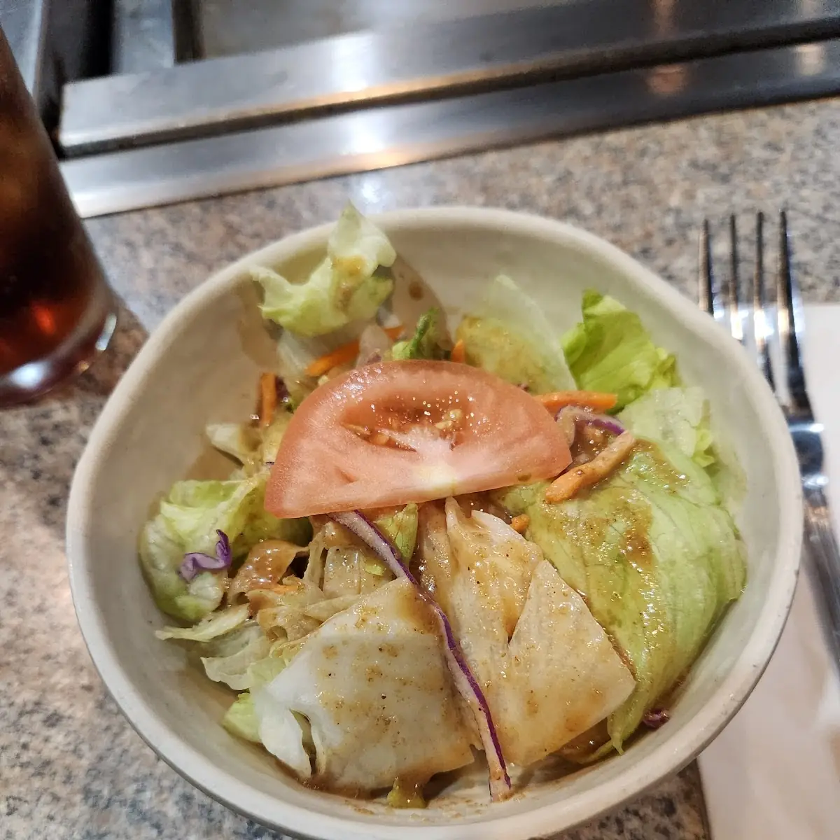 Salad with Ginger Dressing