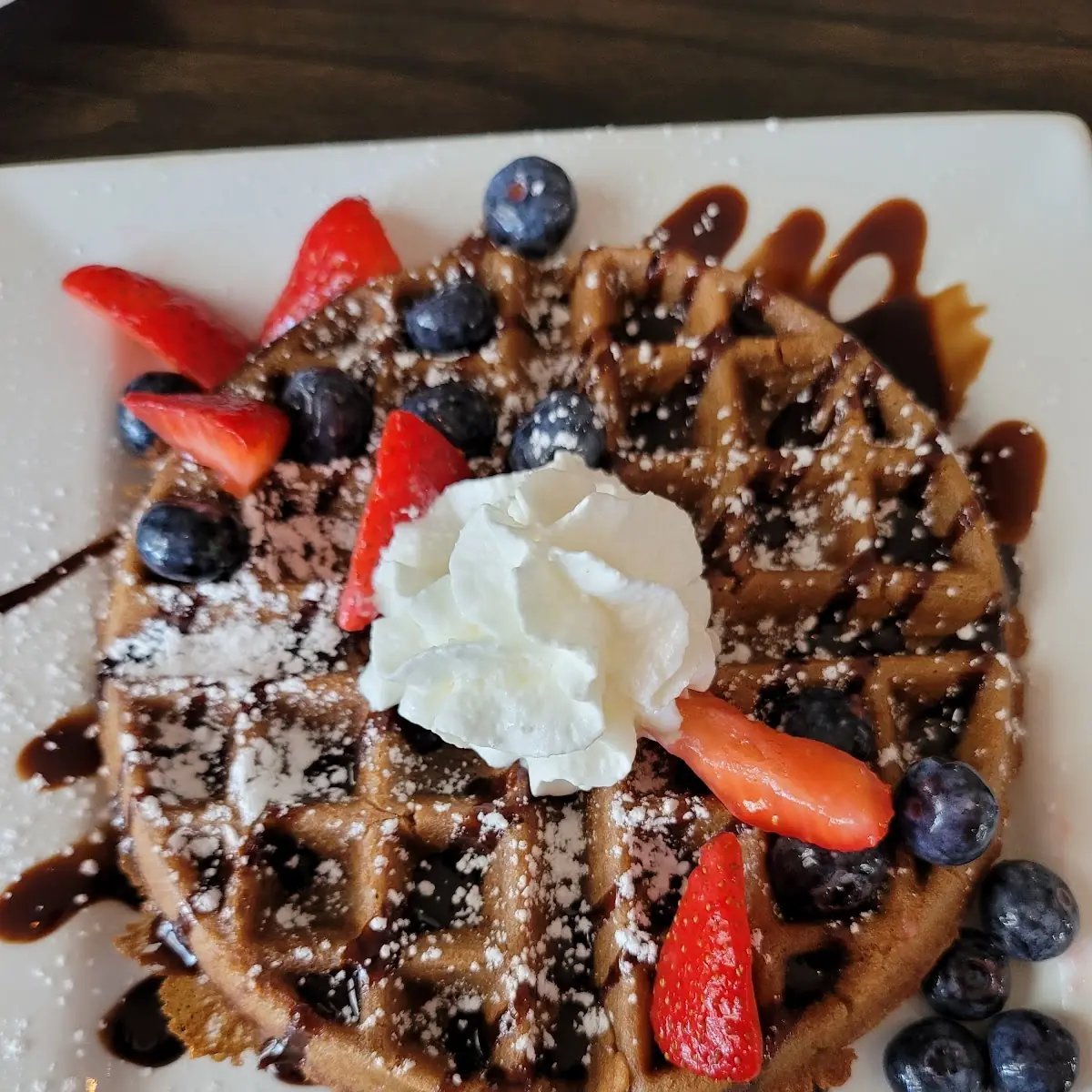 Dark Chocolate Waffle