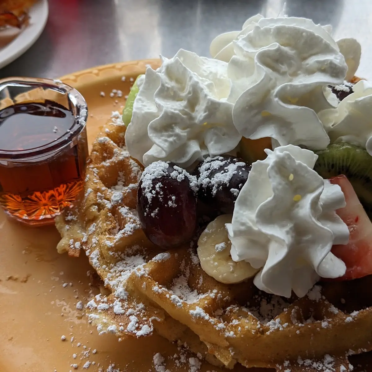 Fresh Fruit Waffle