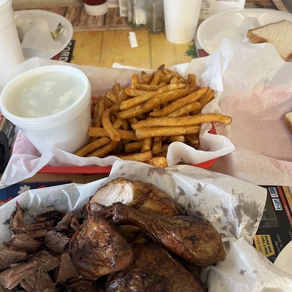 BBQ Brisket and Chicken