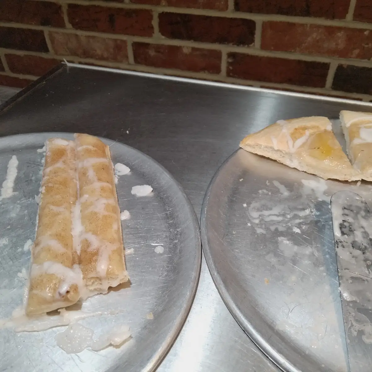 Apple Cinnamon Pizza and Cinnamon Sticks