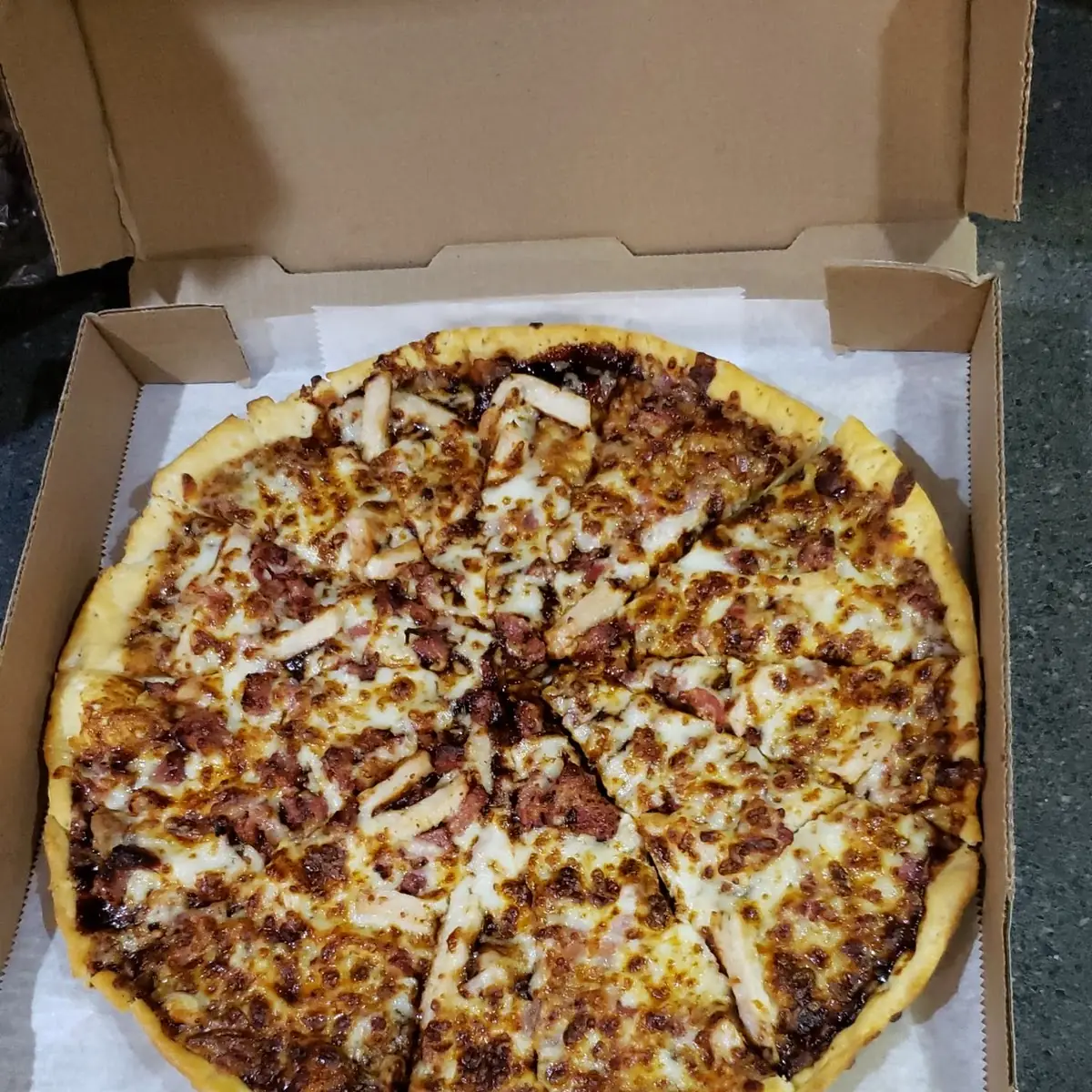 Cajun BBQ Chicken Pizza