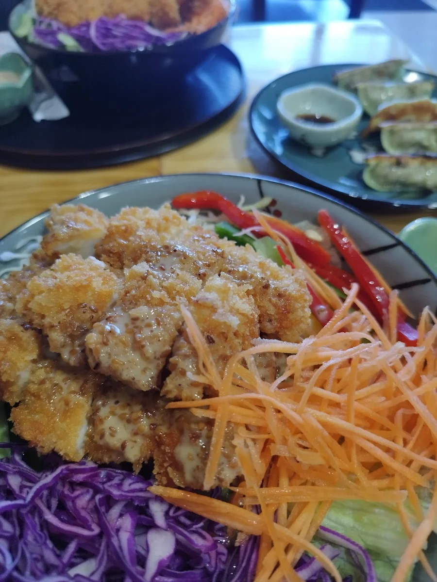 Crumbed Chicken Salad, Sushi Lite
