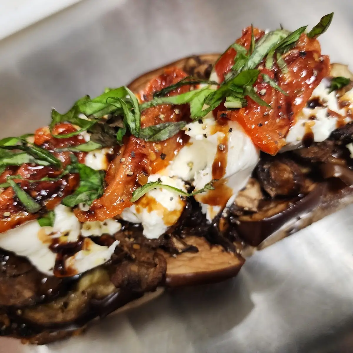 Open-Face Burrata Sandwich