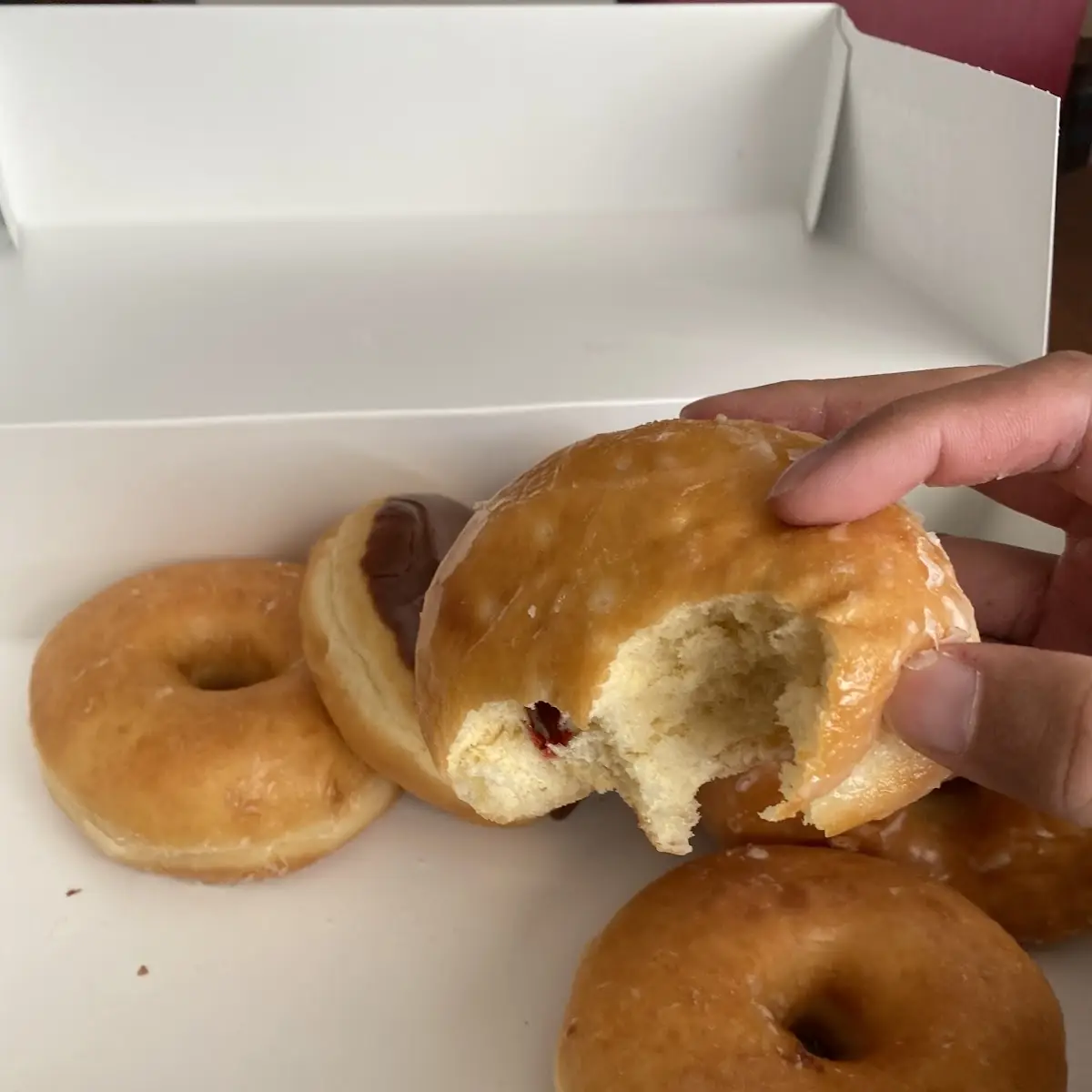 Raspberry Filled Doughnut