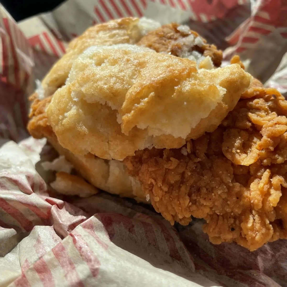 Breakfast Chicken Biscuit