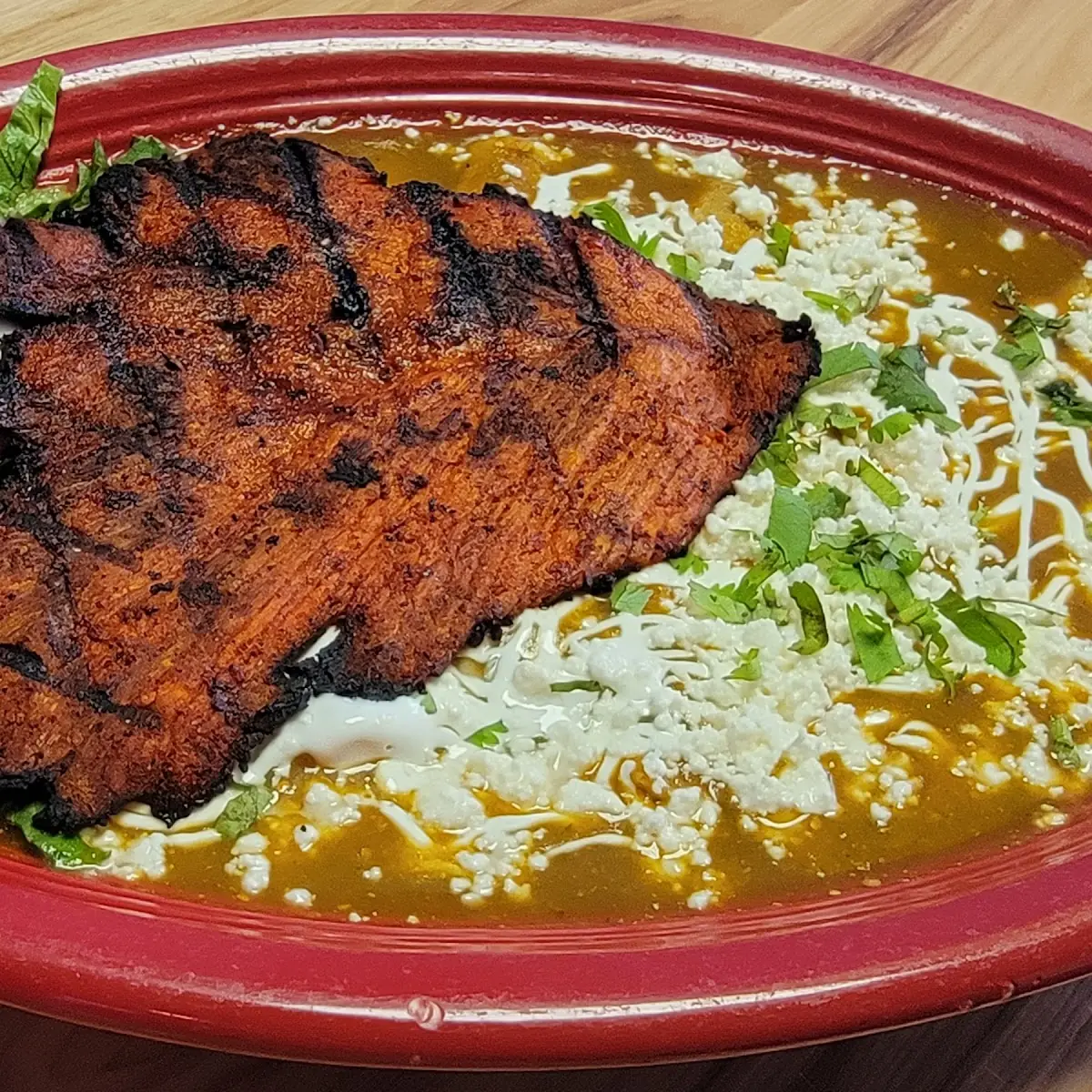 Entomatadas Con Carne Enchilada