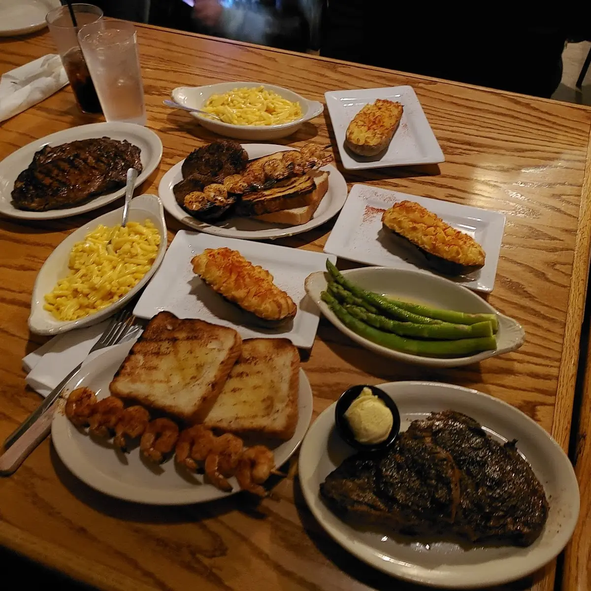 Rib Eye Steak and Shrimp