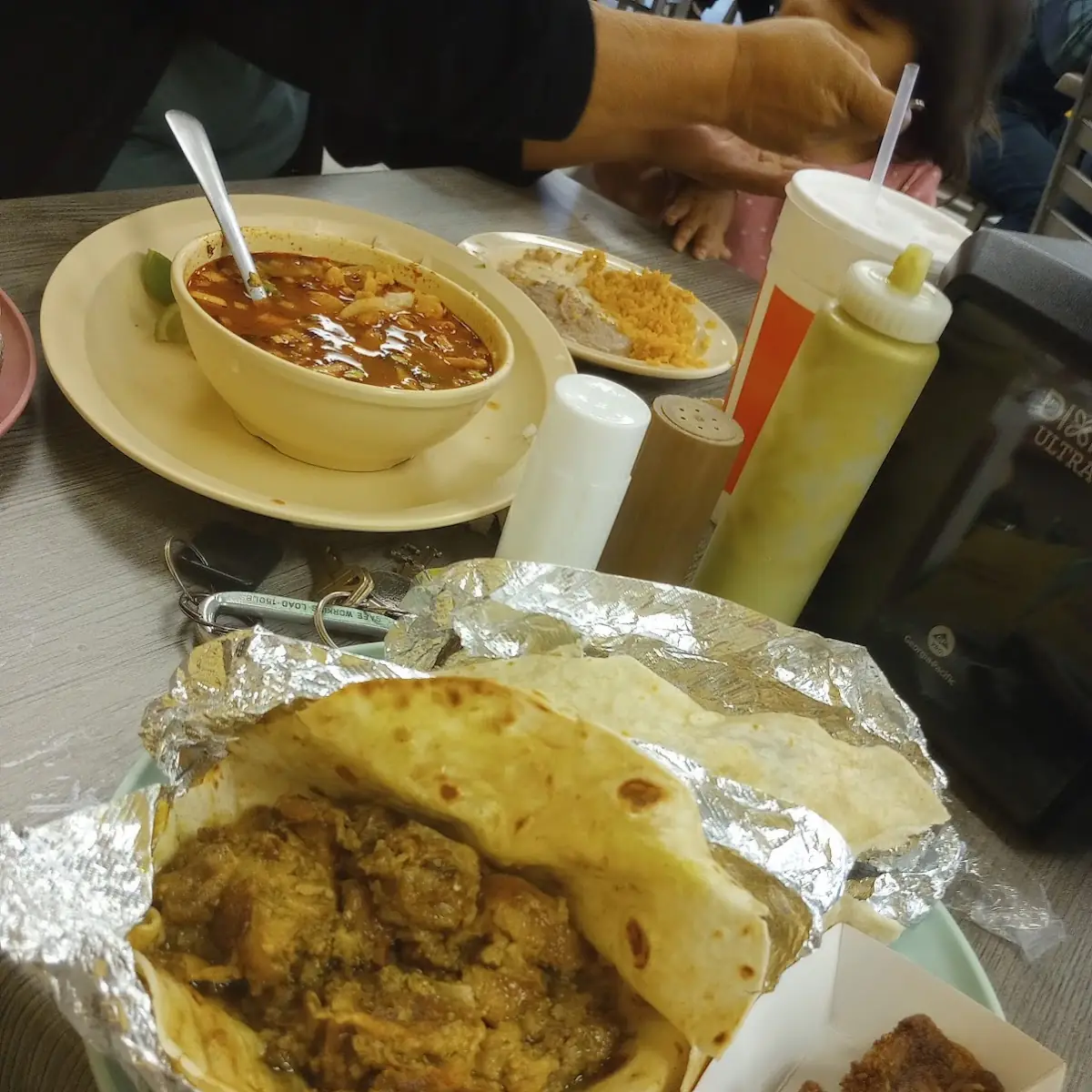 Chicharron En Salsa Verde Taco