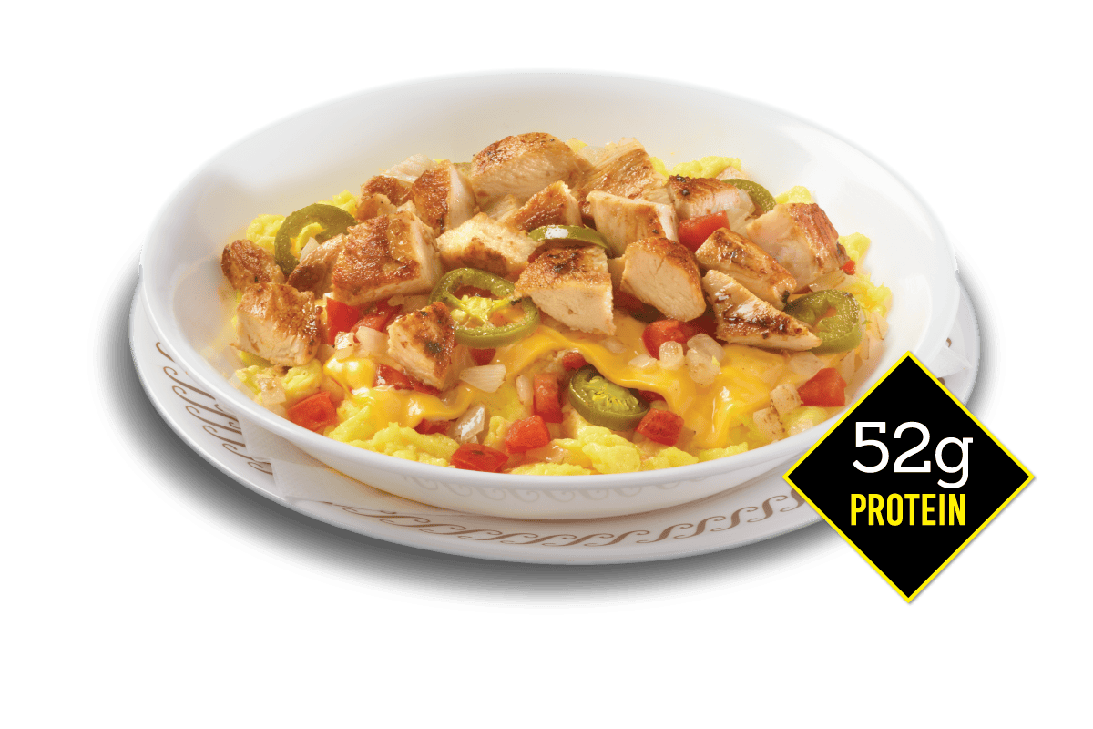 Chicken Melt Hashbrown Bowl