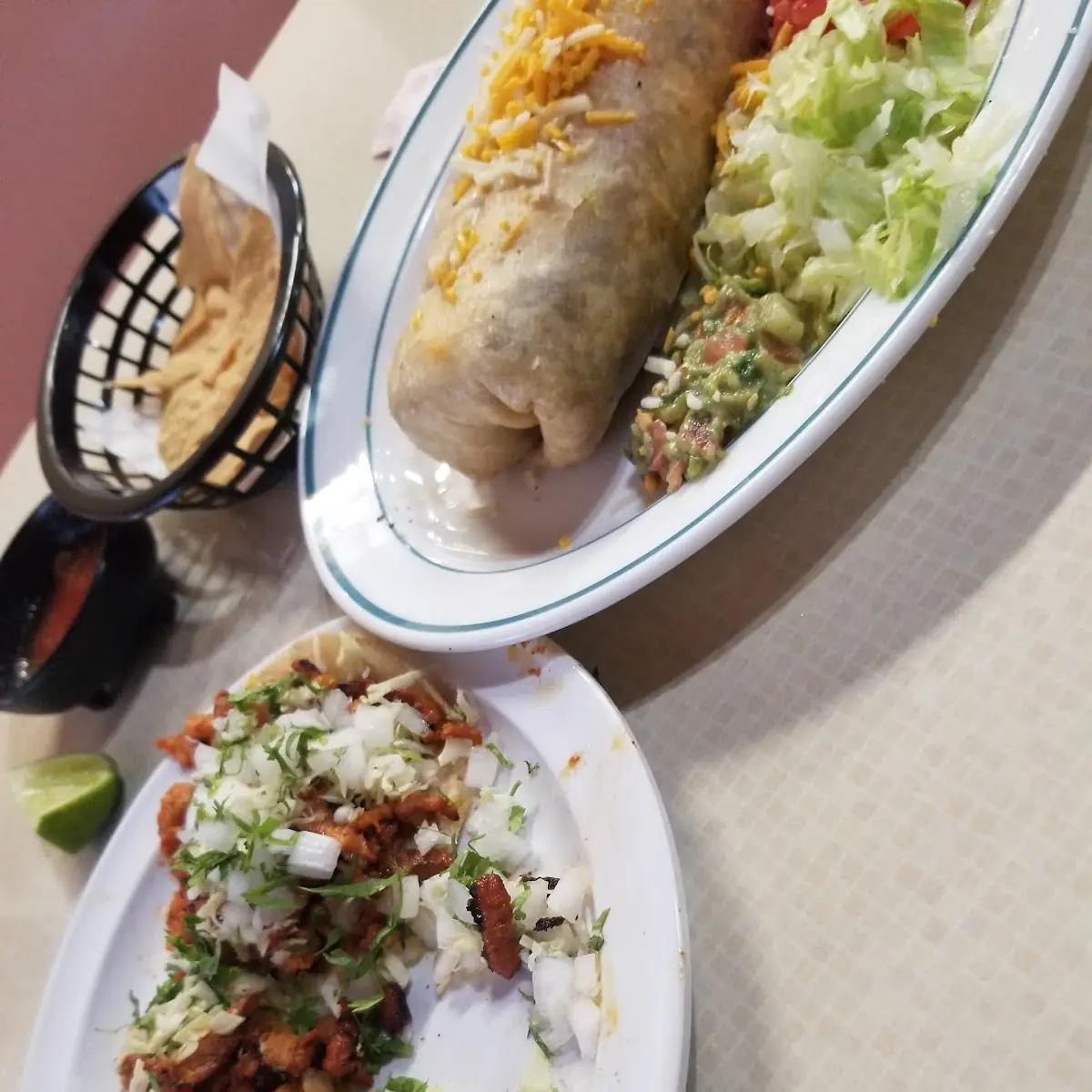 Pastor Taco and Burrito