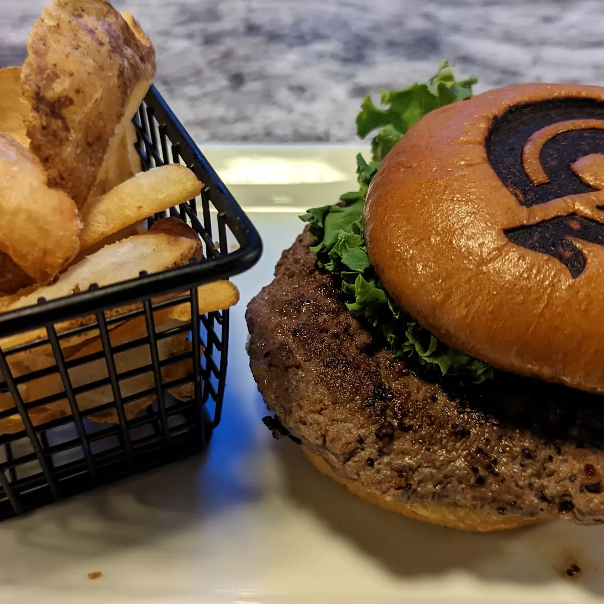 Burger and Fries
