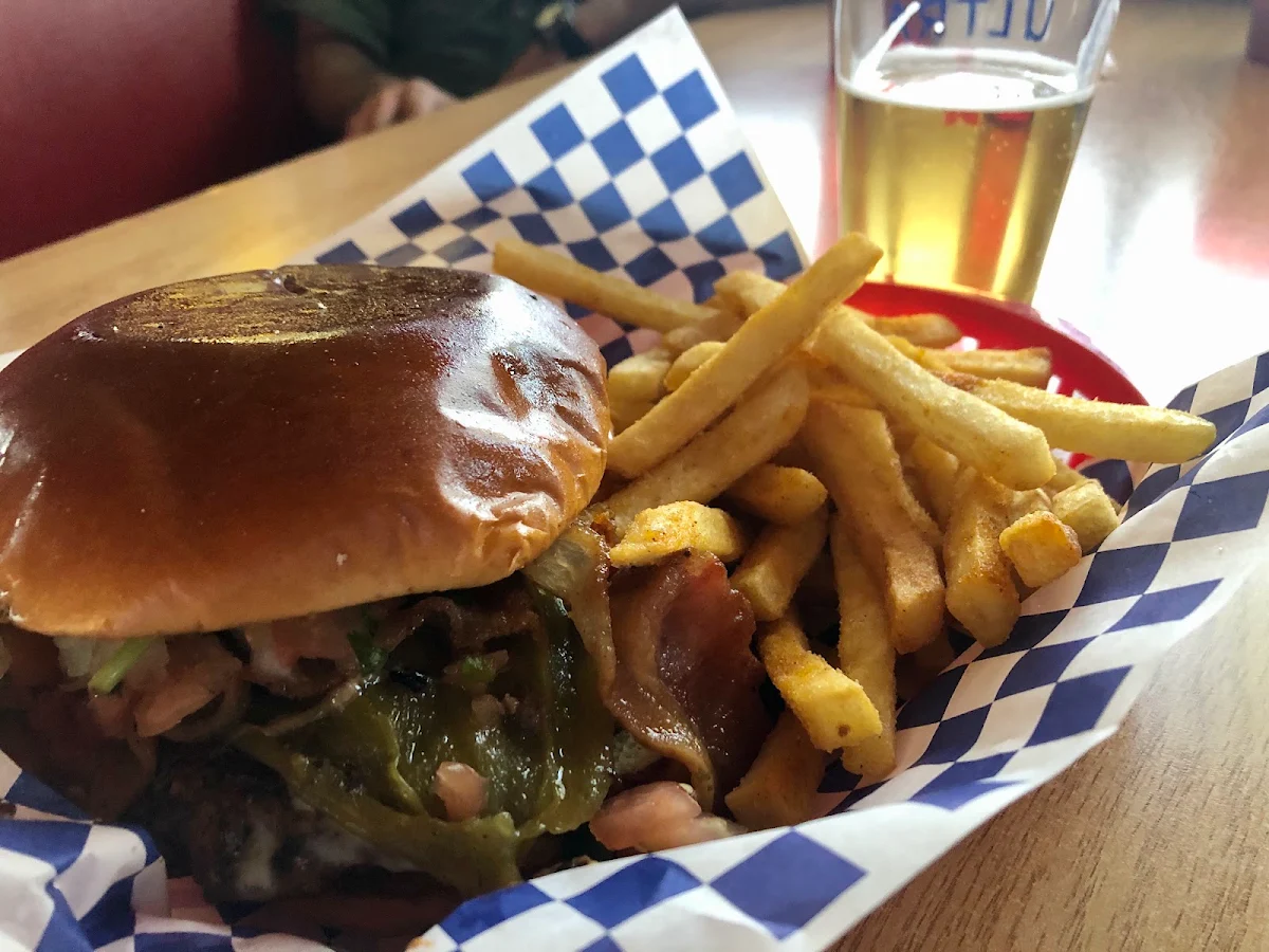 Green Chili Burger