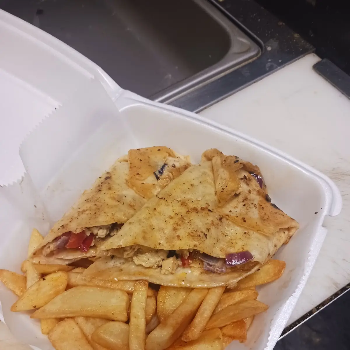 Chicken Philly Wrap