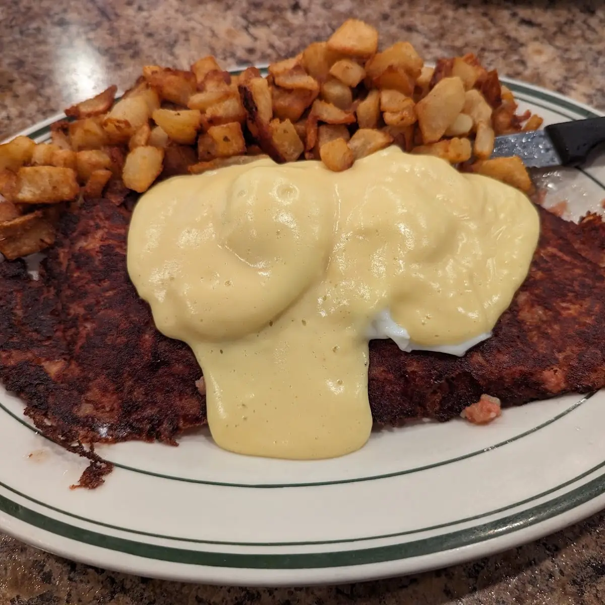 Corn Beef Hash Benedict