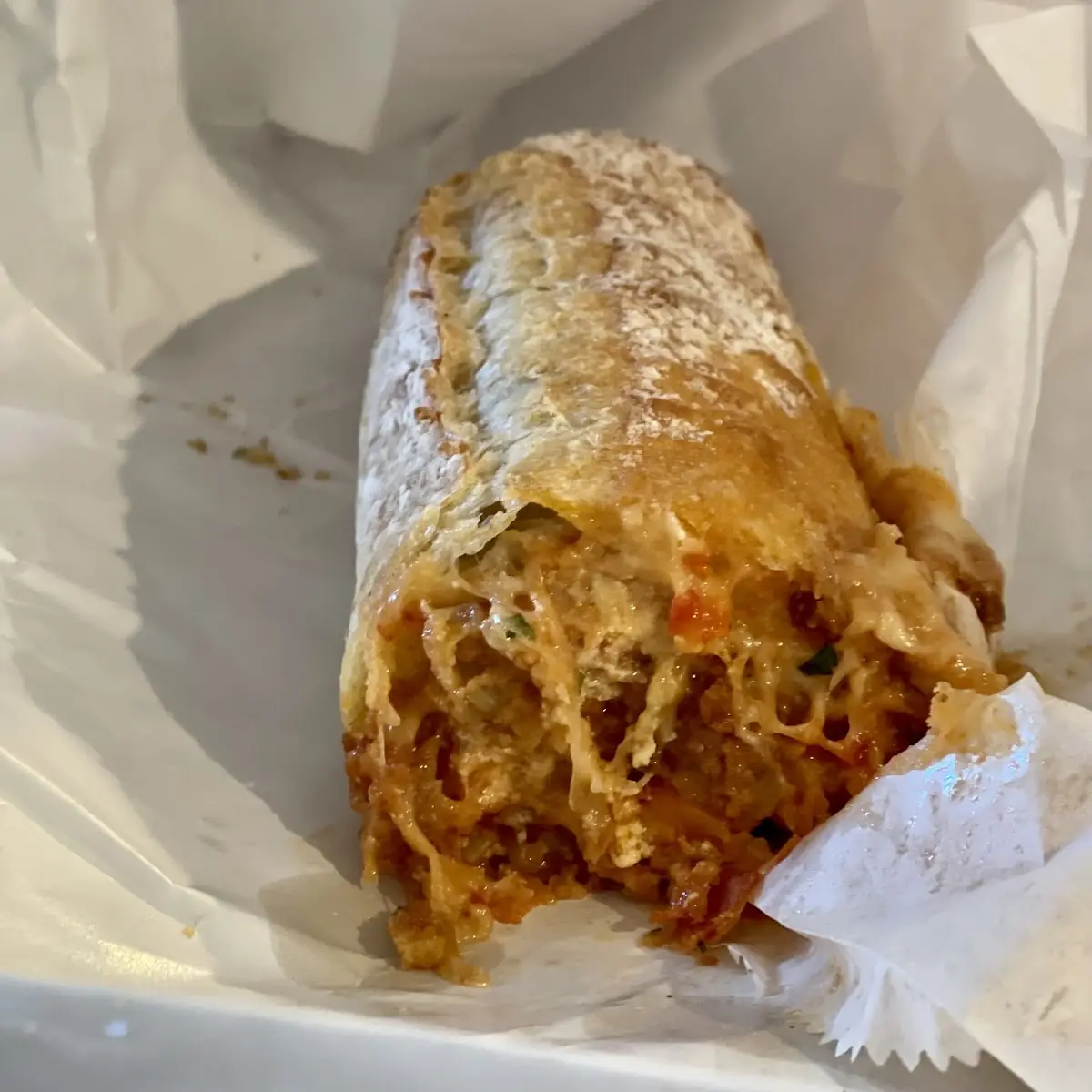 Eggplant Parmesan Sandwich
