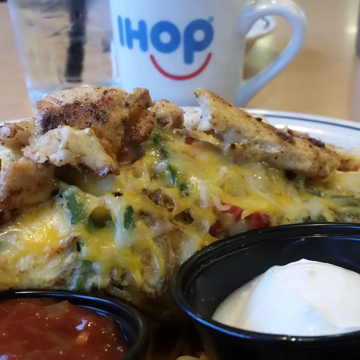 Chicken Fajita Omelet
