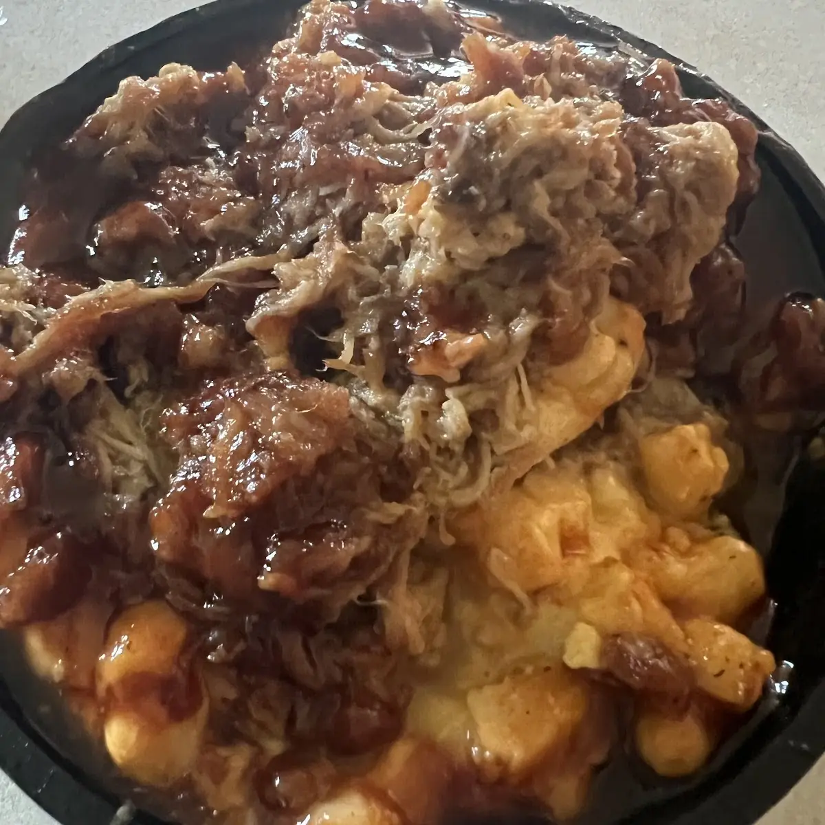 Loaded Mac Pulled Pork