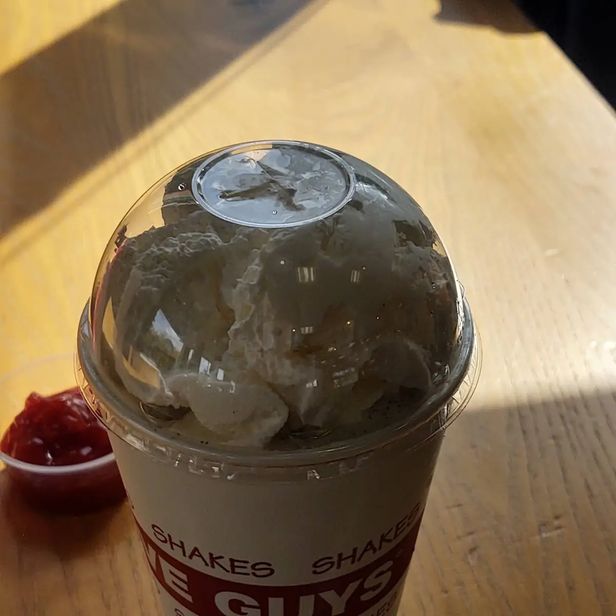 Vanilla Shake with Oreo Cookie Pieces