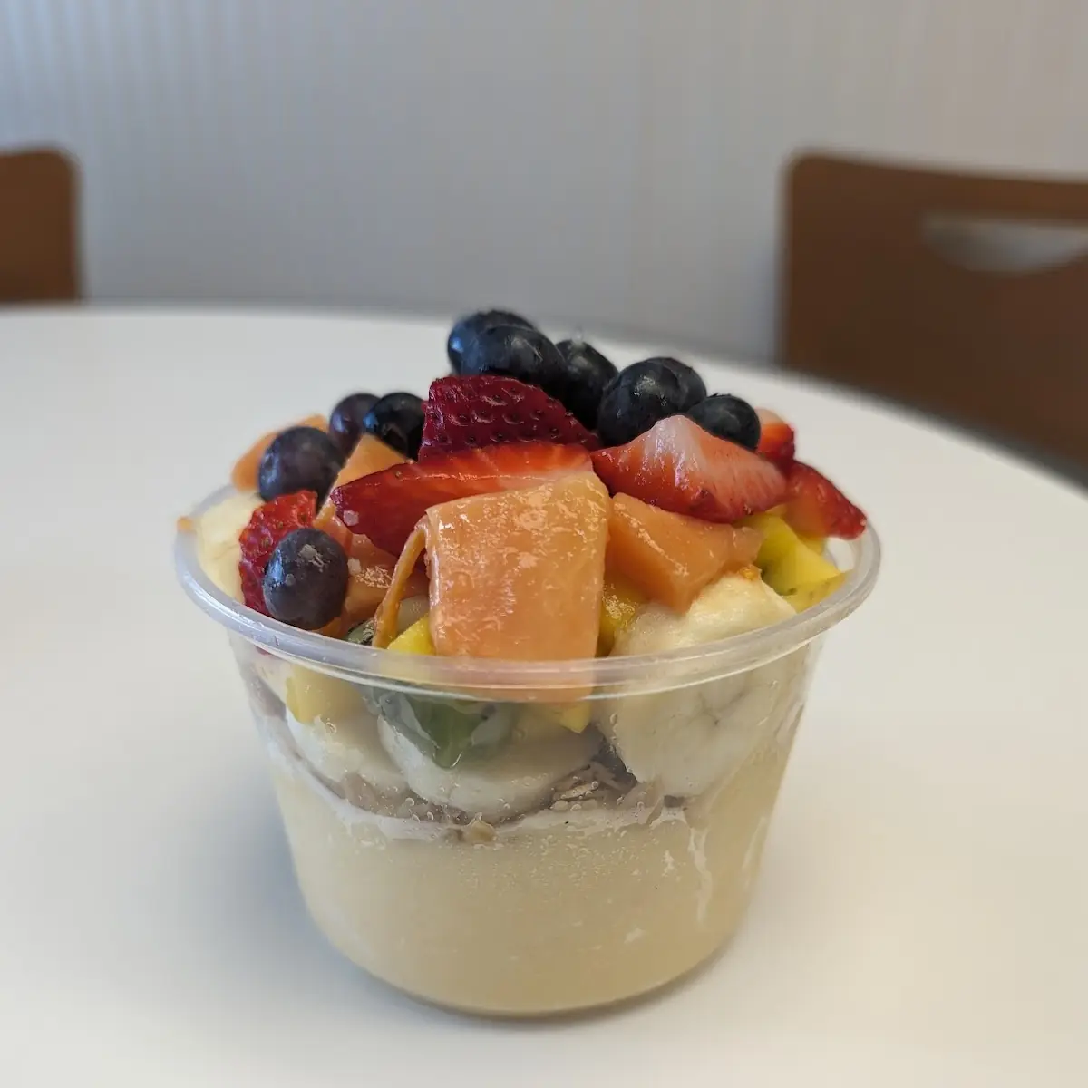 Passion Fruit Ice Cream with Fruit
