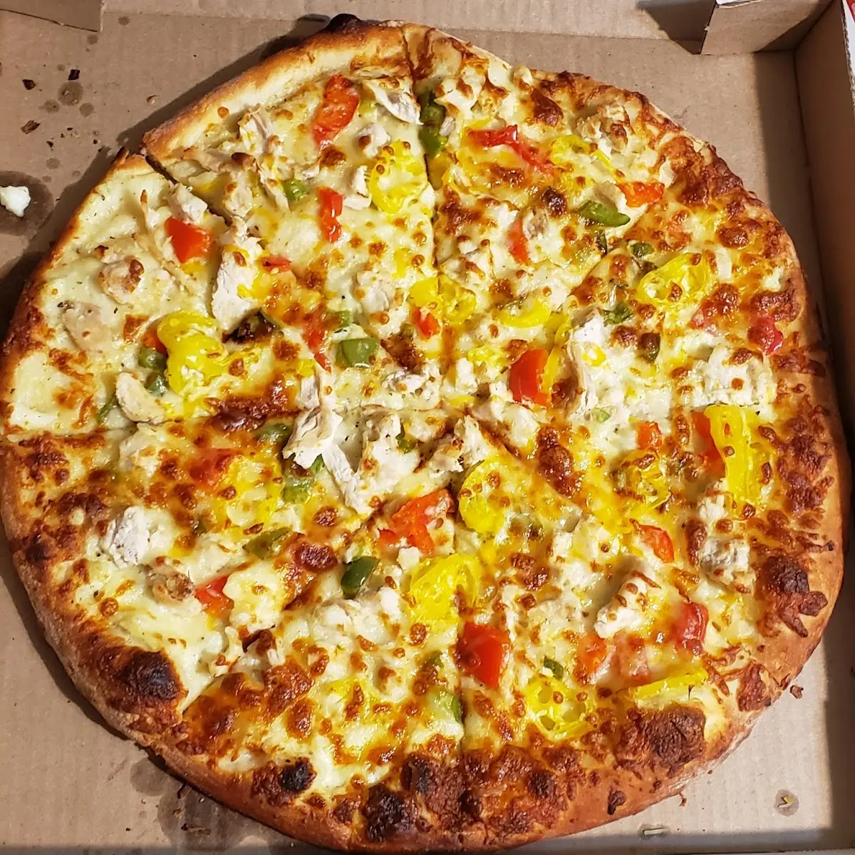 Garlic Chicken Pizza