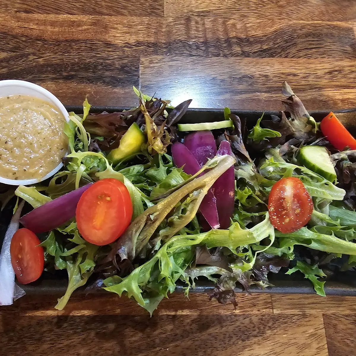 Mixed Greens Side Salad with Onion
