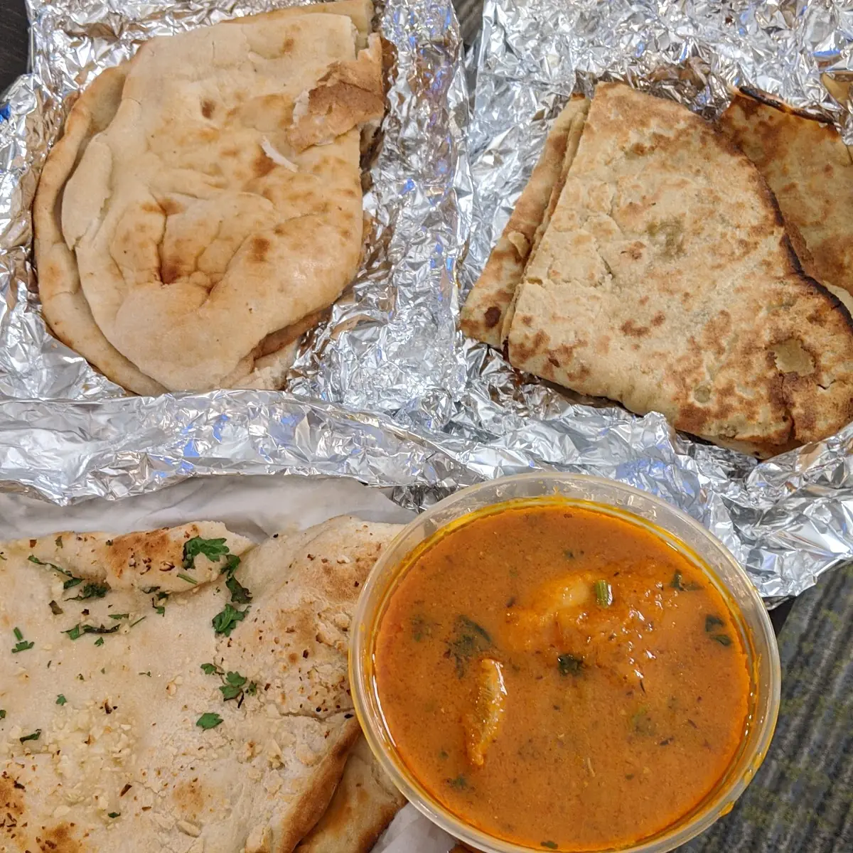 Chicken Curry and Naan