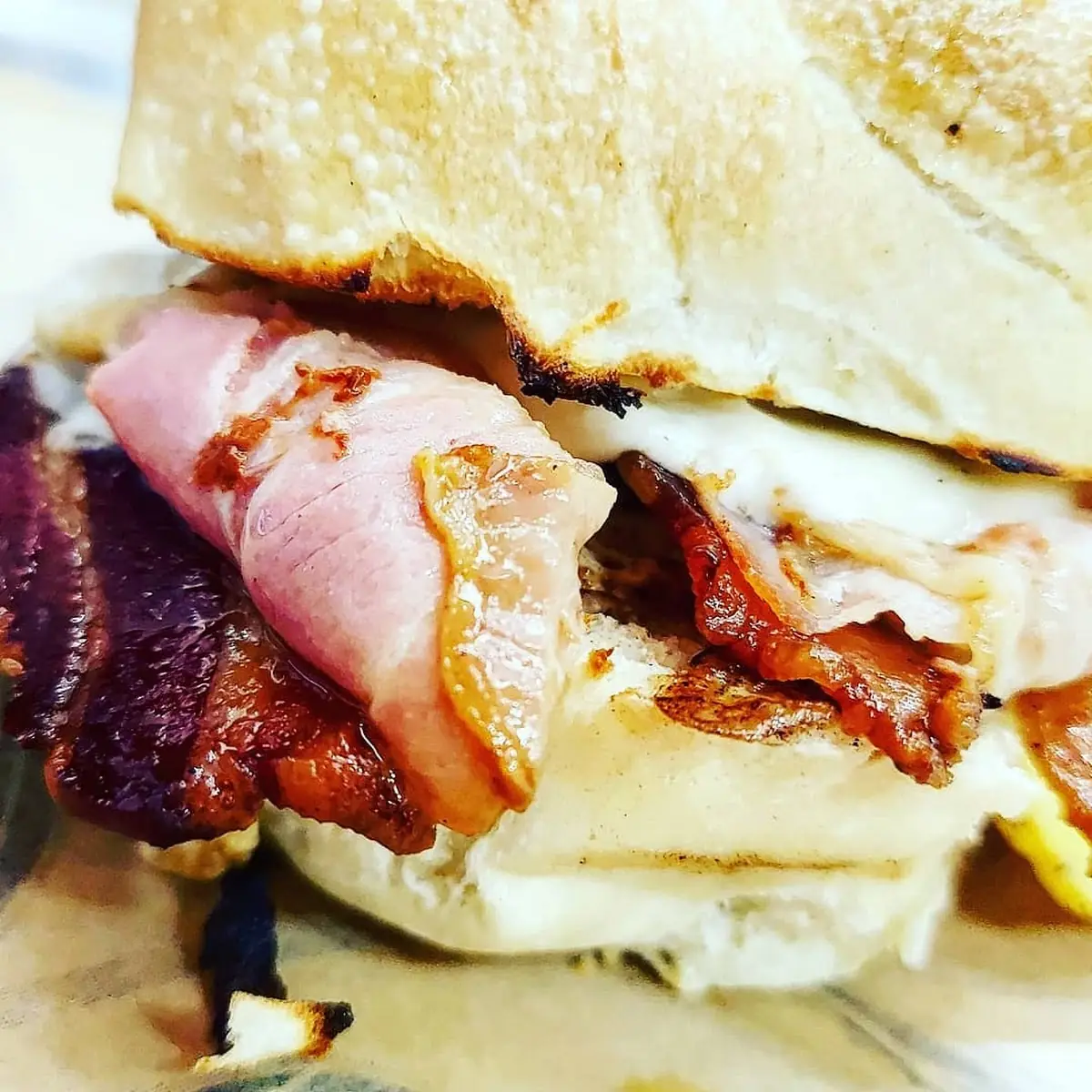 Ham Egg and Cheese