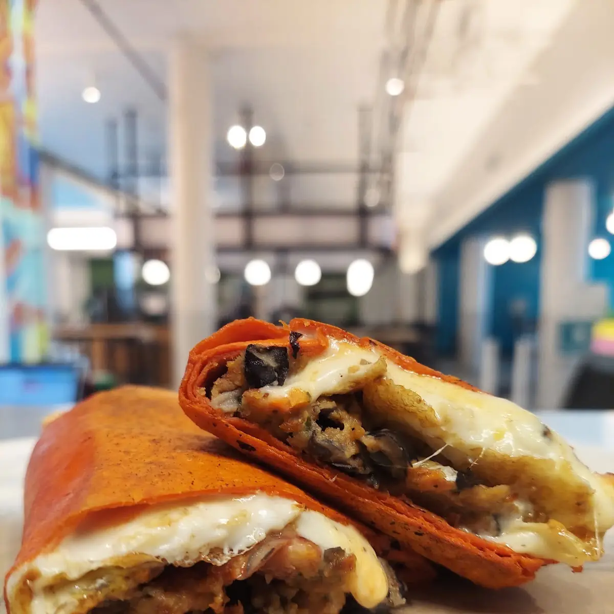 House Made Veggie Burger Wrap