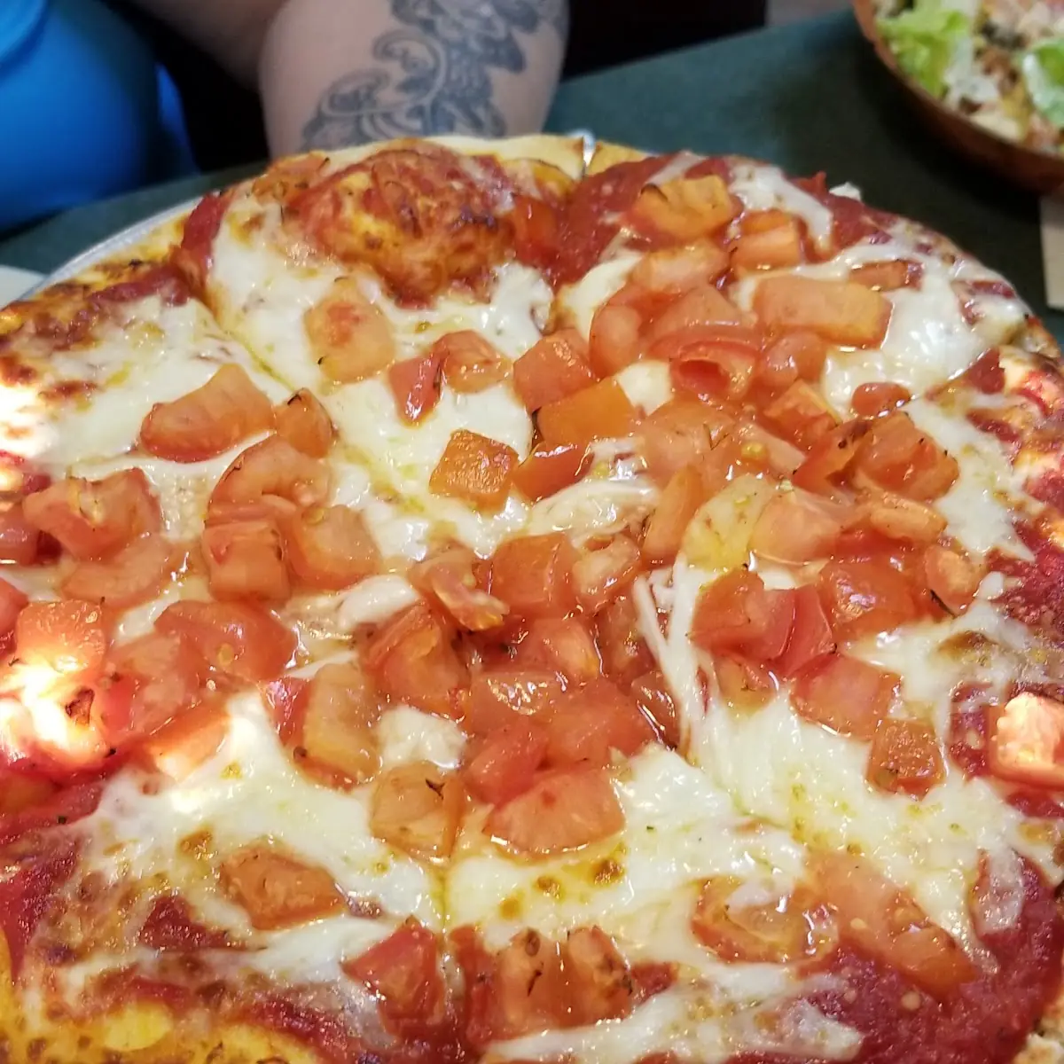 Personal Cheese Pizza with Tomato